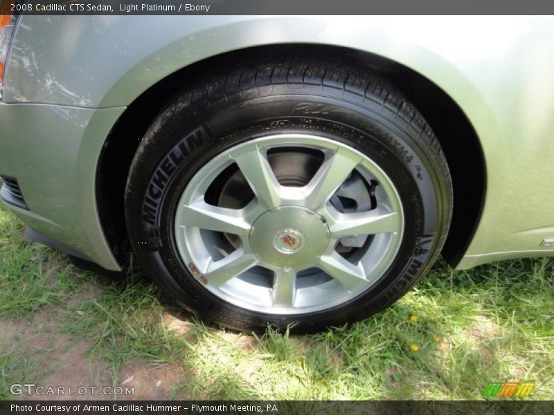 Light Platinum / Ebony 2008 Cadillac CTS Sedan