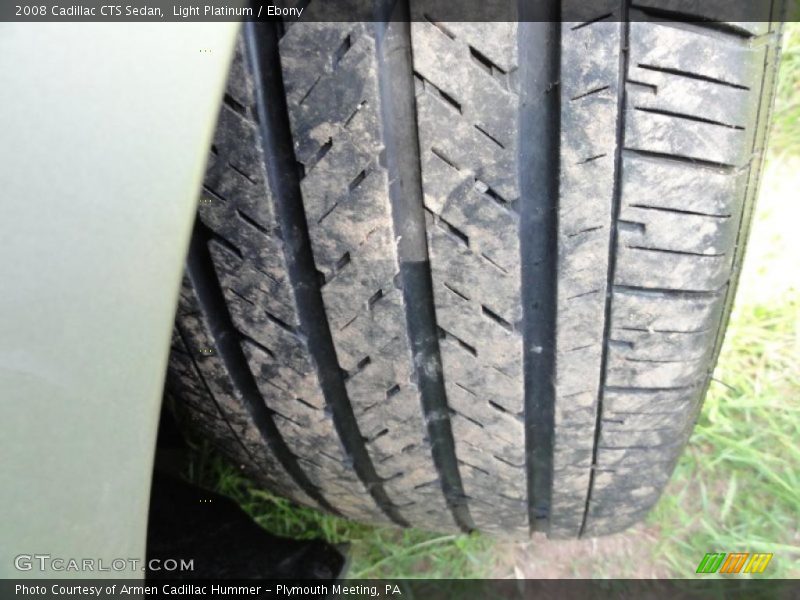 Light Platinum / Ebony 2008 Cadillac CTS Sedan
