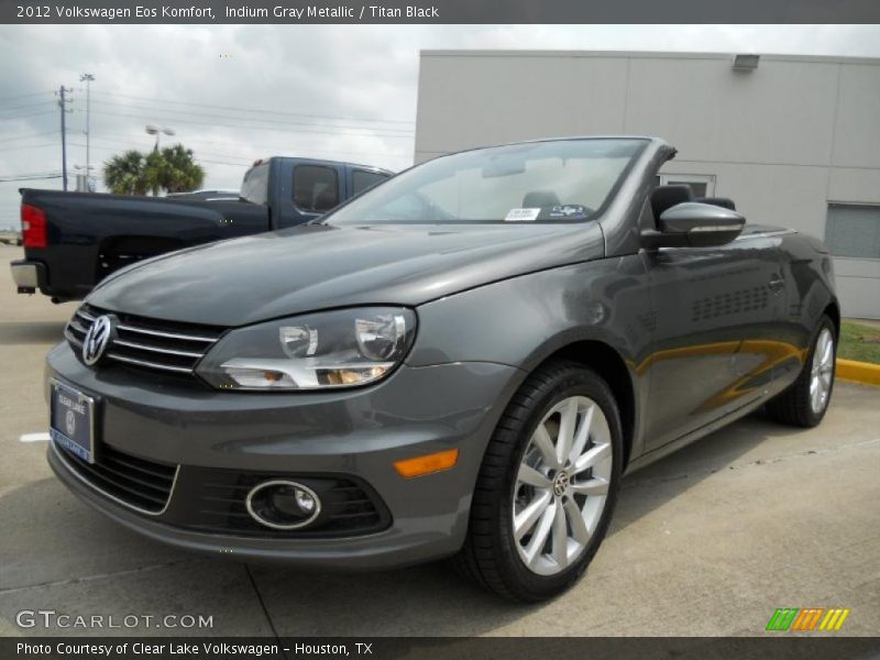 Indium Gray Metallic / Titan Black 2012 Volkswagen Eos Komfort