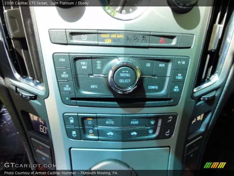 Light Platinum / Ebony 2008 Cadillac CTS Sedan