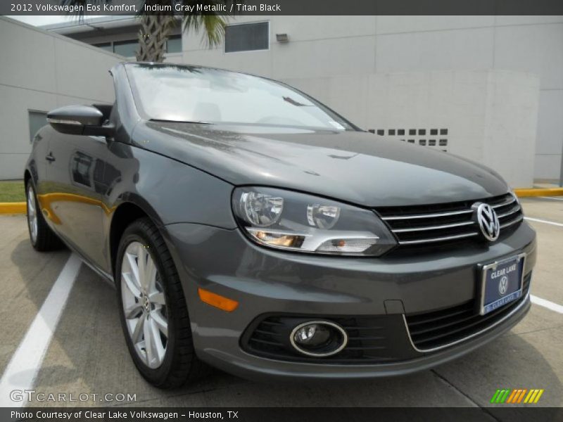 Indium Gray Metallic / Titan Black 2012 Volkswagen Eos Komfort