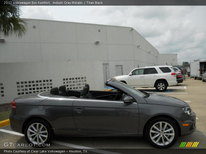 Indium Gray Metallic / Titan Black 2012 Volkswagen Eos Komfort