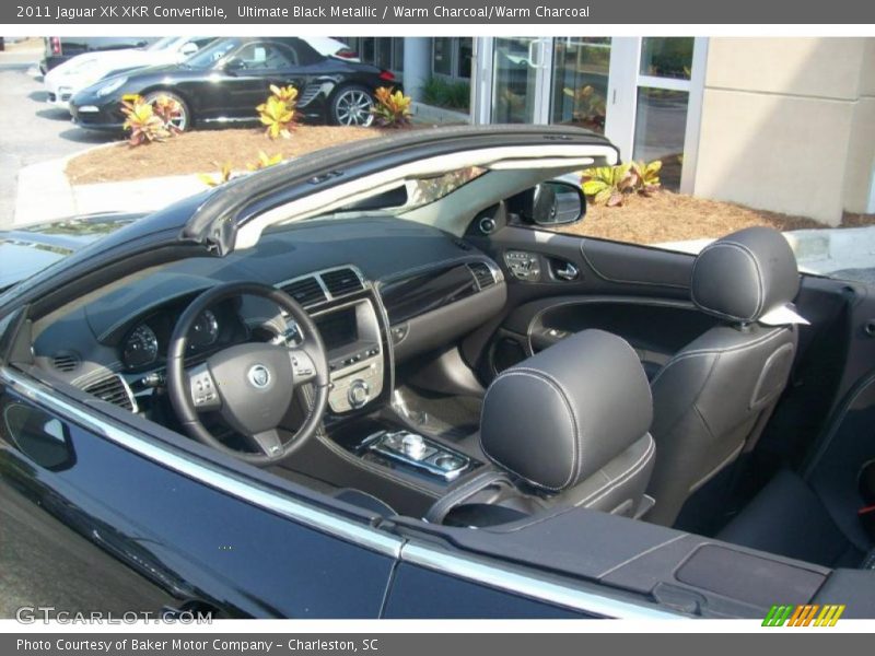 Ultimate Black Metallic / Warm Charcoal/Warm Charcoal 2011 Jaguar XK XKR Convertible