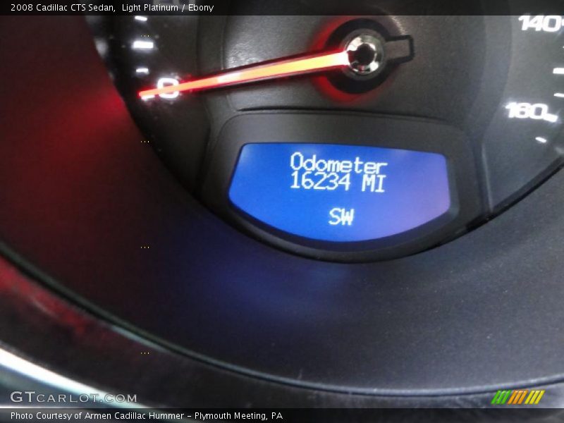 Light Platinum / Ebony 2008 Cadillac CTS Sedan