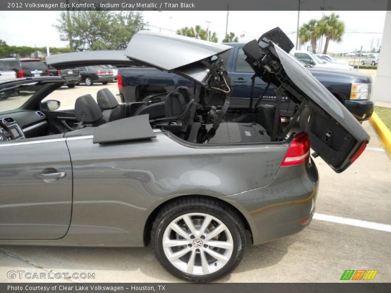 Indium Gray Metallic / Titan Black 2012 Volkswagen Eos Komfort