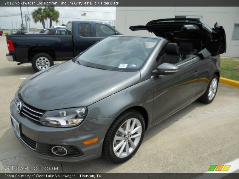 Indium Gray Metallic / Titan Black 2012 Volkswagen Eos Komfort