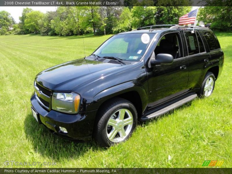 Black Granite Metallic / Ebony 2008 Chevrolet TrailBlazer LT 4x4