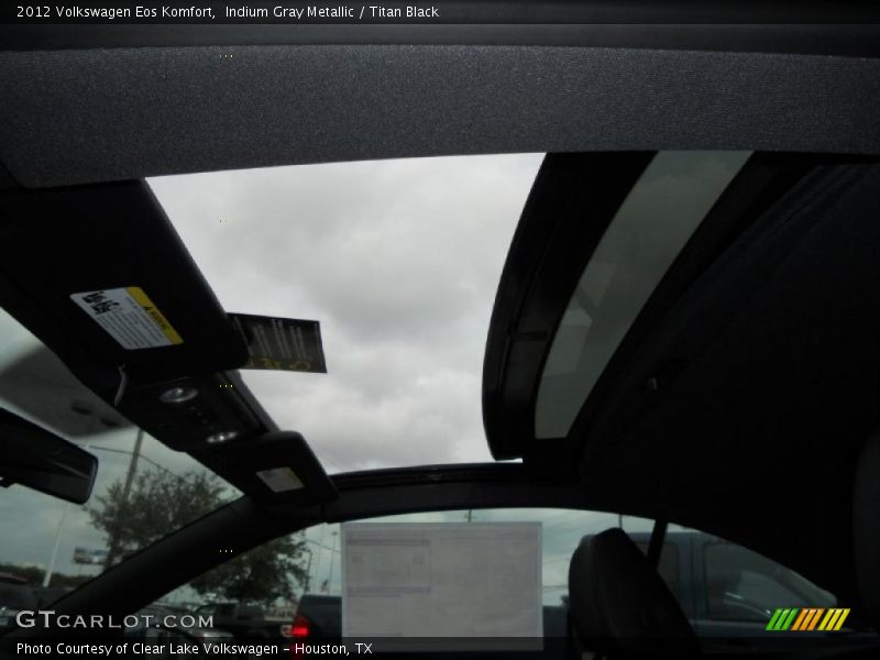Indium Gray Metallic / Titan Black 2012 Volkswagen Eos Komfort