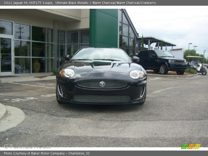 Ultimate Black Metallic / Warm Charcoal/Warm Charcoal/Cranberry 2011 Jaguar XK XKR175 Coupe