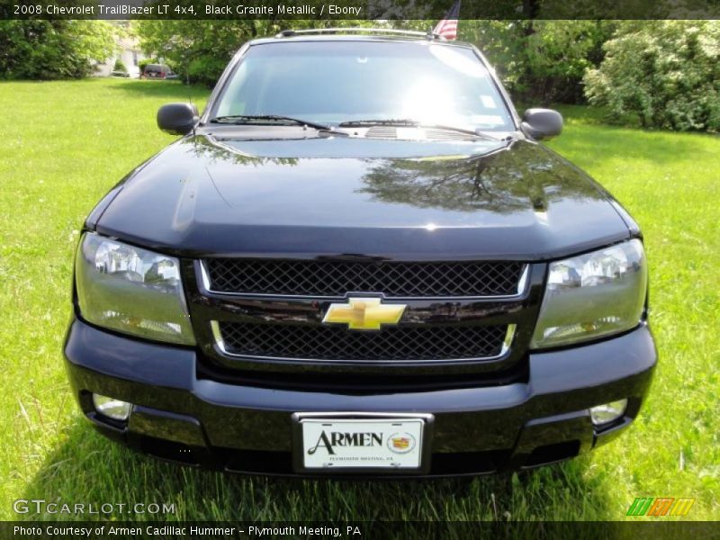 Black Granite Metallic / Ebony 2008 Chevrolet TrailBlazer LT 4x4