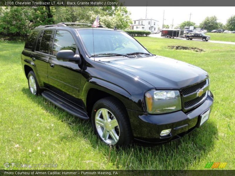 Black Granite Metallic / Ebony 2008 Chevrolet TrailBlazer LT 4x4