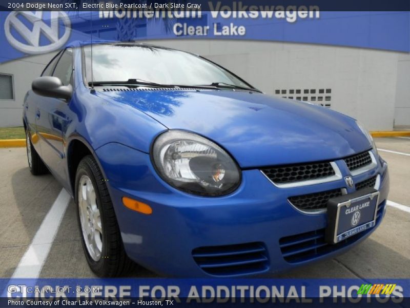 Electric Blue Pearlcoat / Dark Slate Gray 2004 Dodge Neon SXT