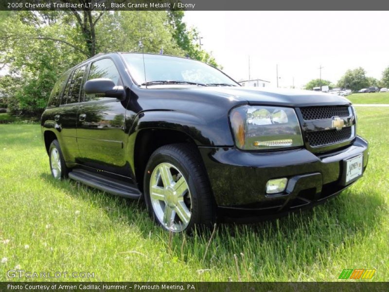 Black Granite Metallic / Ebony 2008 Chevrolet TrailBlazer LT 4x4