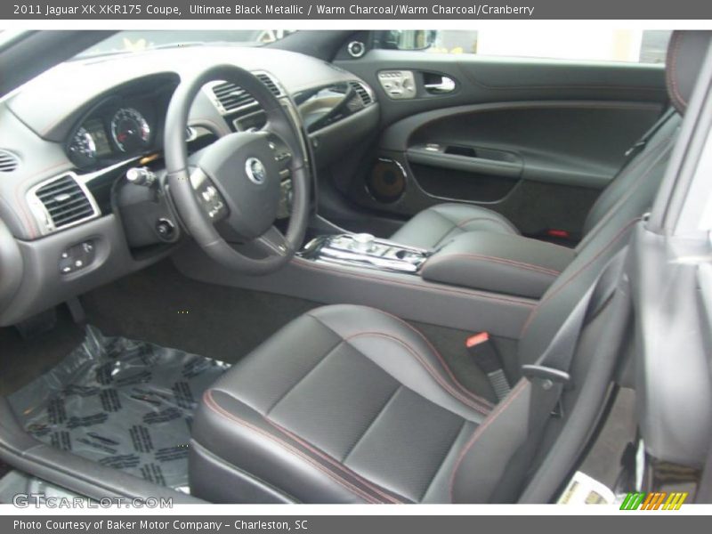  2011 XK XKR175 Coupe Warm Charcoal/Warm Charcoal/Cranberry Interior