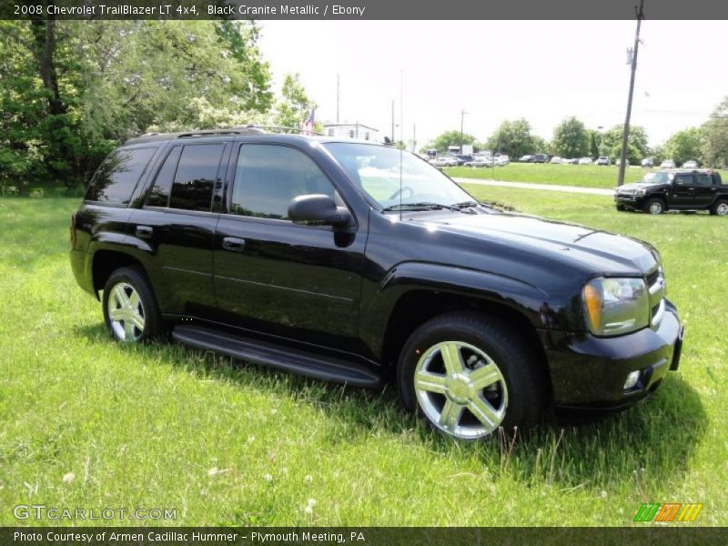 Black Granite Metallic / Ebony 2008 Chevrolet TrailBlazer LT 4x4
