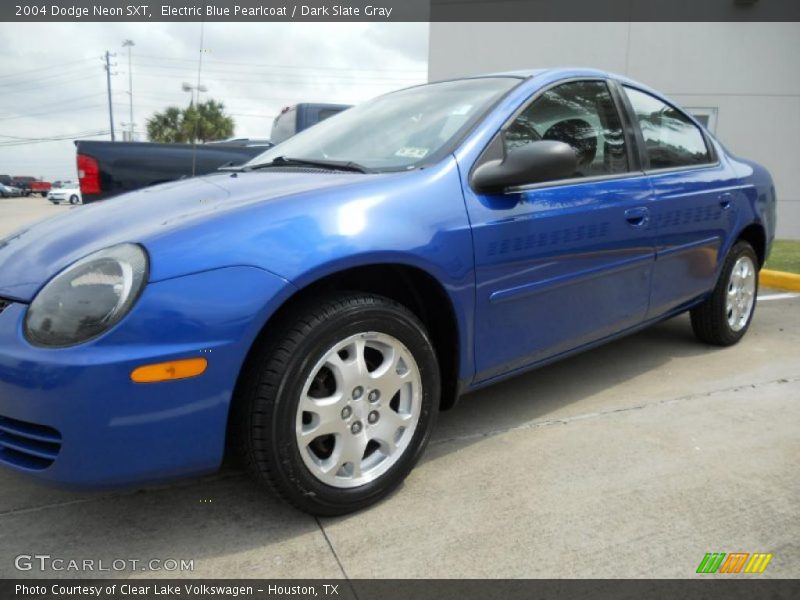 Electric Blue Pearlcoat / Dark Slate Gray 2004 Dodge Neon SXT
