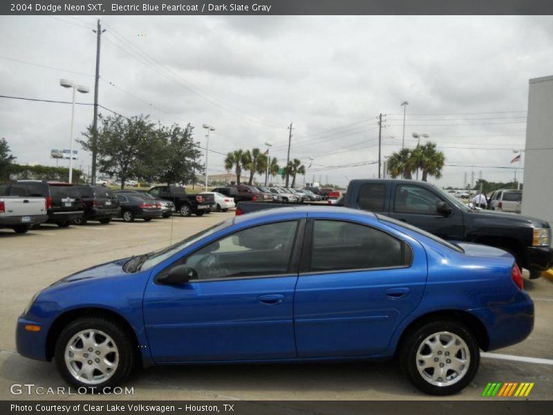 Electric Blue Pearlcoat / Dark Slate Gray 2004 Dodge Neon SXT
