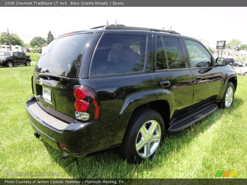 Black Granite Metallic / Ebony 2008 Chevrolet TrailBlazer LT 4x4