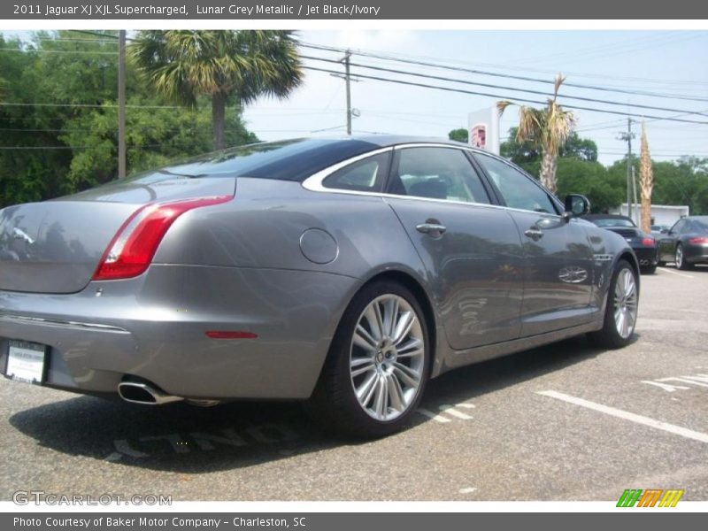 Lunar Grey Metallic / Jet Black/Ivory 2011 Jaguar XJ XJL Supercharged