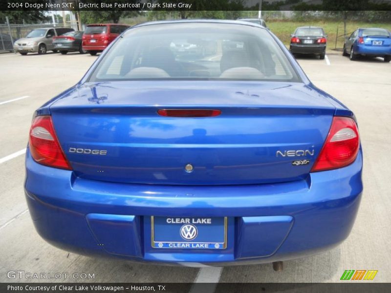 Electric Blue Pearlcoat / Dark Slate Gray 2004 Dodge Neon SXT