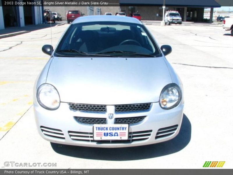 Bright Silver Metallic / Dark Slate Gray 2003 Dodge Neon SE