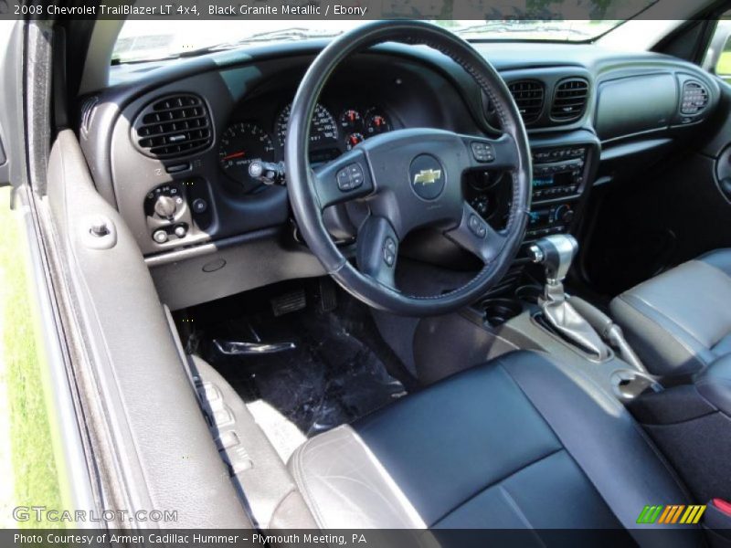 Black Granite Metallic / Ebony 2008 Chevrolet TrailBlazer LT 4x4