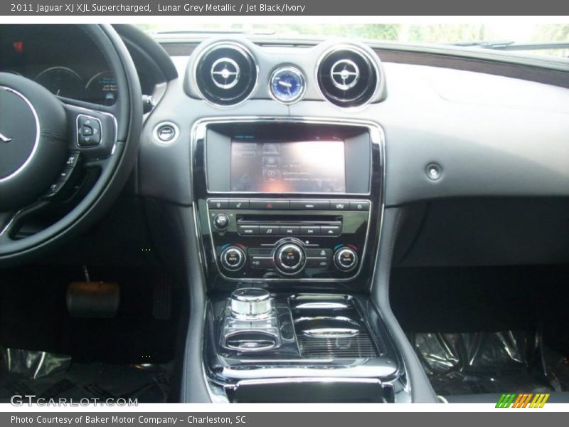 Lunar Grey Metallic / Jet Black/Ivory 2011 Jaguar XJ XJL Supercharged