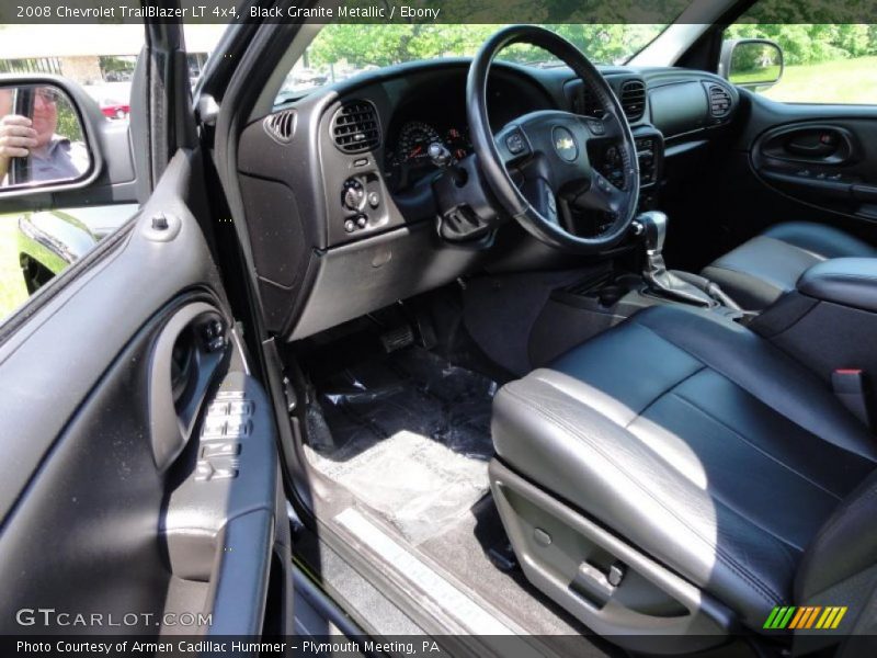 Black Granite Metallic / Ebony 2008 Chevrolet TrailBlazer LT 4x4