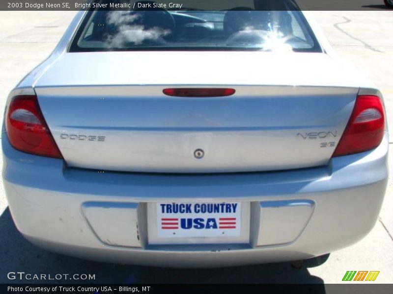 Bright Silver Metallic / Dark Slate Gray 2003 Dodge Neon SE
