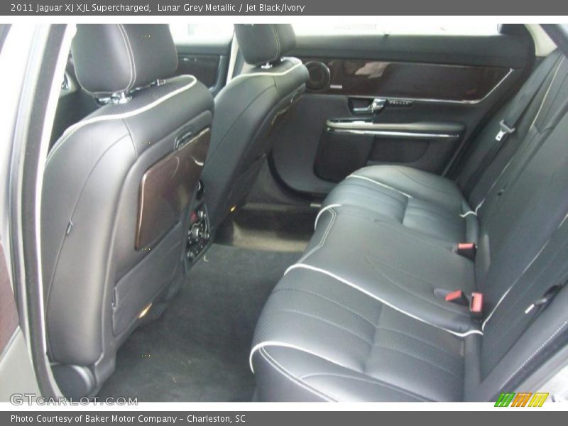 Lunar Grey Metallic / Jet Black/Ivory 2011 Jaguar XJ XJL Supercharged