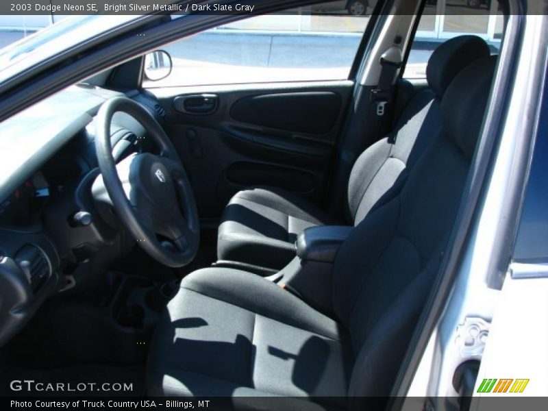 Bright Silver Metallic / Dark Slate Gray 2003 Dodge Neon SE
