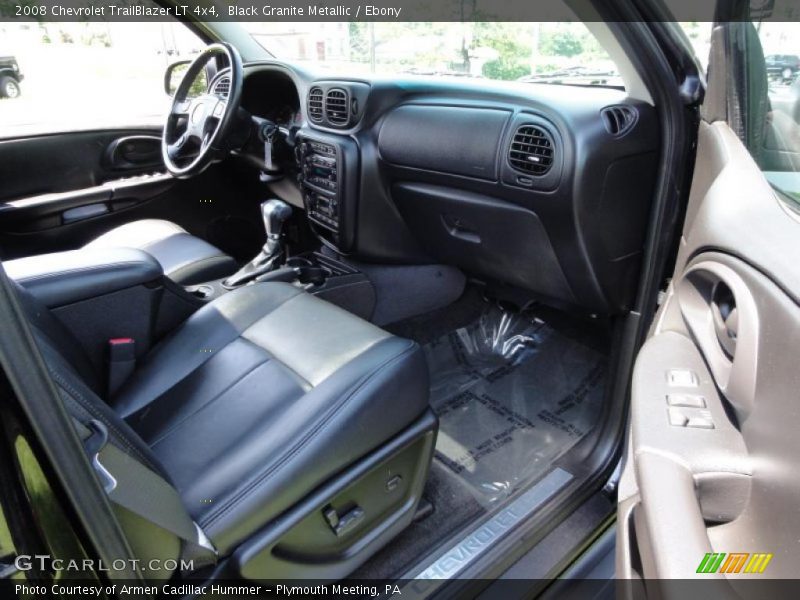 Black Granite Metallic / Ebony 2008 Chevrolet TrailBlazer LT 4x4