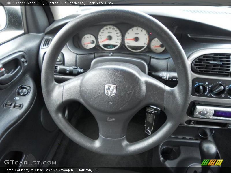 Electric Blue Pearlcoat / Dark Slate Gray 2004 Dodge Neon SXT