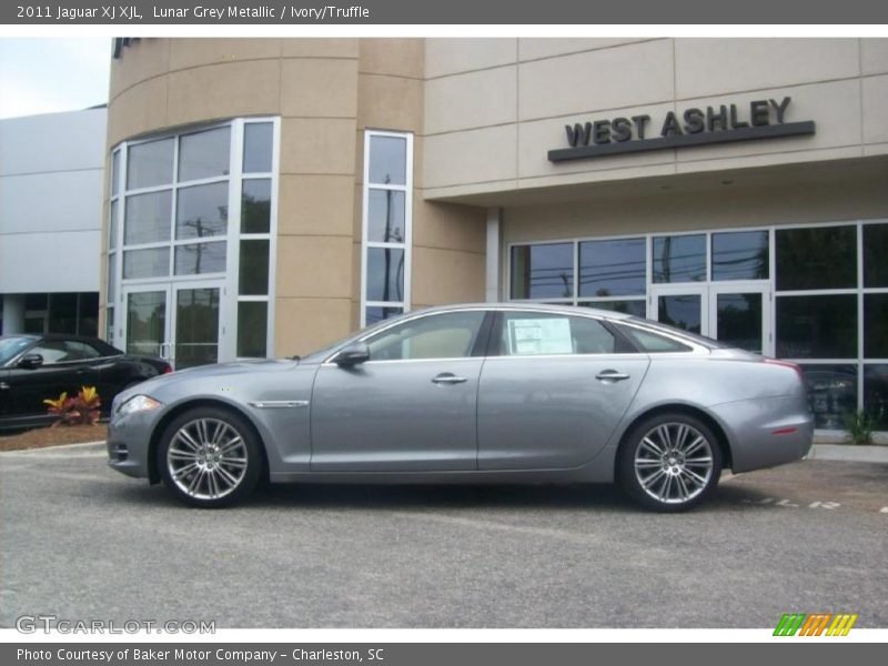Lunar Grey Metallic / Ivory/Truffle 2011 Jaguar XJ XJL