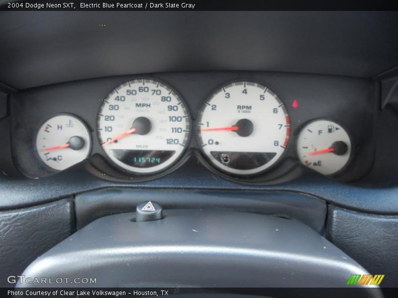 Electric Blue Pearlcoat / Dark Slate Gray 2004 Dodge Neon SXT