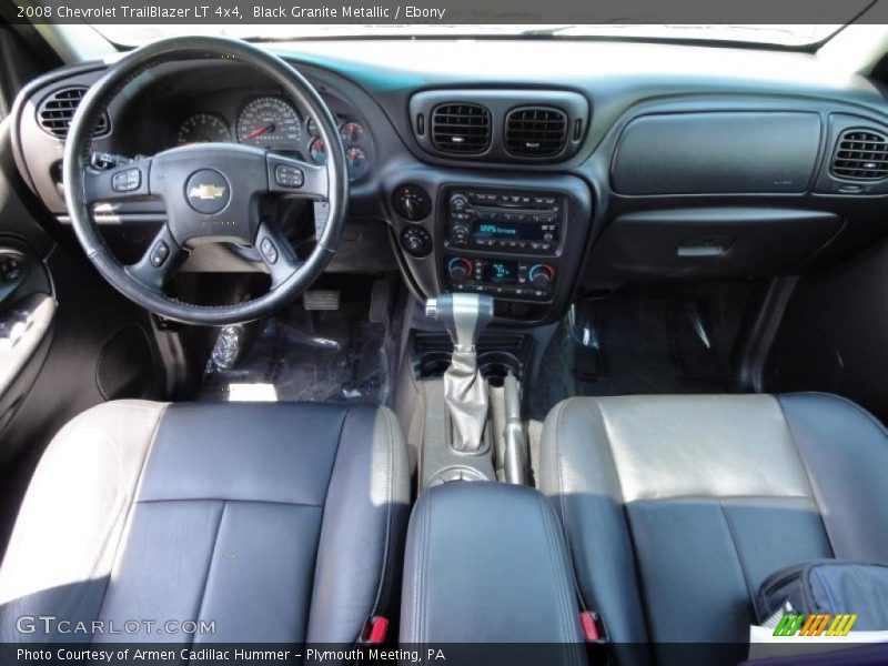 Black Granite Metallic / Ebony 2008 Chevrolet TrailBlazer LT 4x4