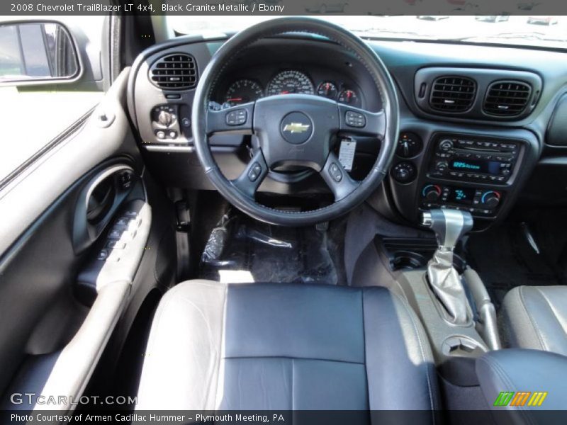 Black Granite Metallic / Ebony 2008 Chevrolet TrailBlazer LT 4x4
