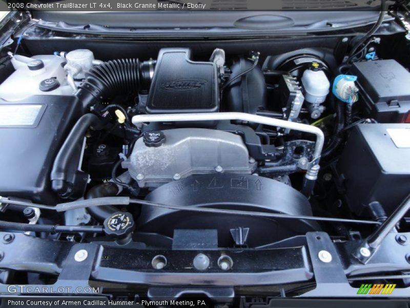 Black Granite Metallic / Ebony 2008 Chevrolet TrailBlazer LT 4x4