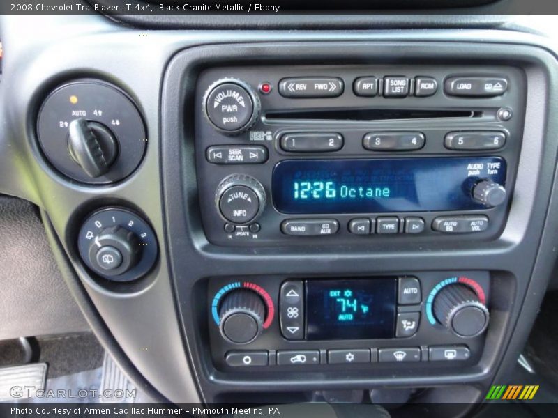Black Granite Metallic / Ebony 2008 Chevrolet TrailBlazer LT 4x4
