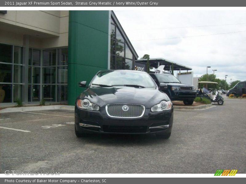 Stratus Grey Metallic / Ivory White/Oyster Grey 2011 Jaguar XF Premium Sport Sedan