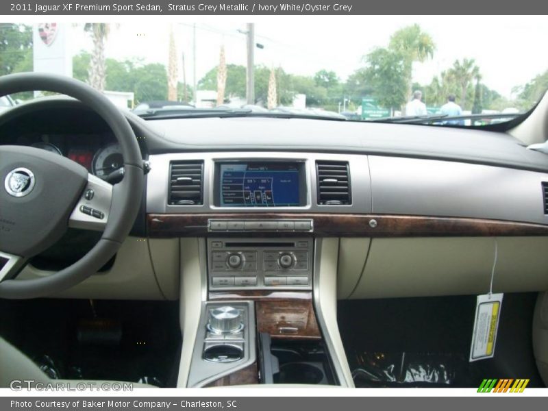 Stratus Grey Metallic / Ivory White/Oyster Grey 2011 Jaguar XF Premium Sport Sedan