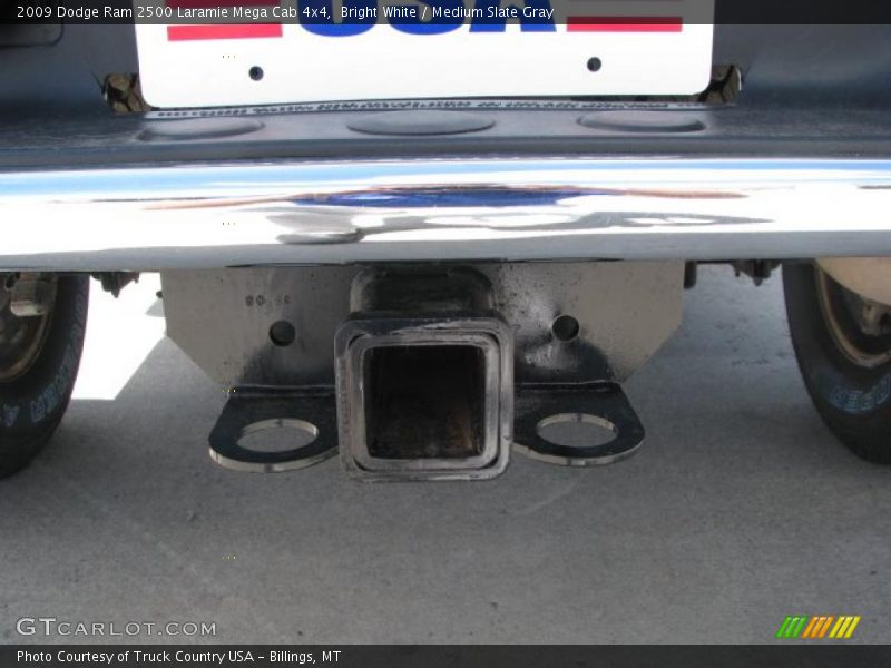 Bright White / Medium Slate Gray 2009 Dodge Ram 2500 Laramie Mega Cab 4x4