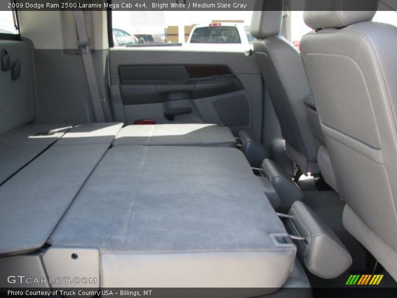 Bright White / Medium Slate Gray 2009 Dodge Ram 2500 Laramie Mega Cab 4x4