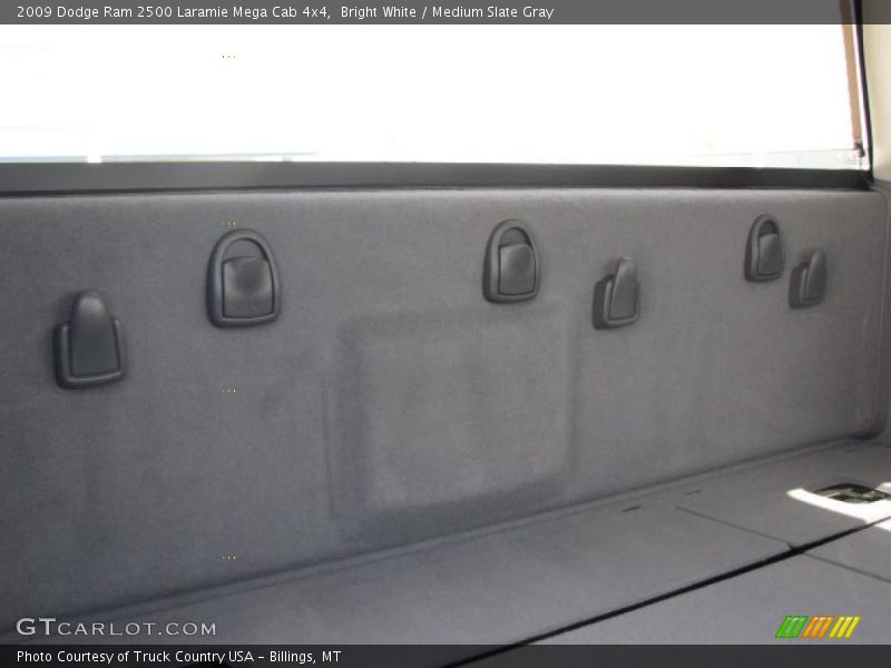 Bright White / Medium Slate Gray 2009 Dodge Ram 2500 Laramie Mega Cab 4x4