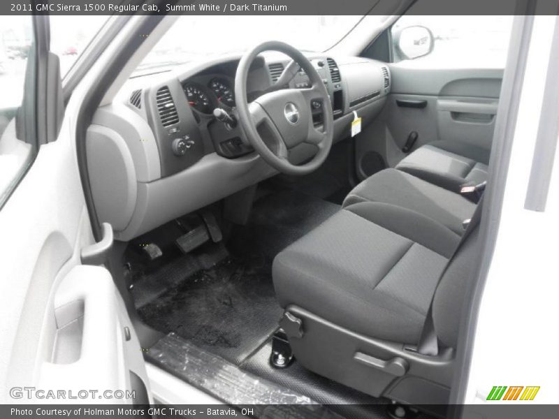  2011 Sierra 1500 Regular Cab Dark Titanium Interior