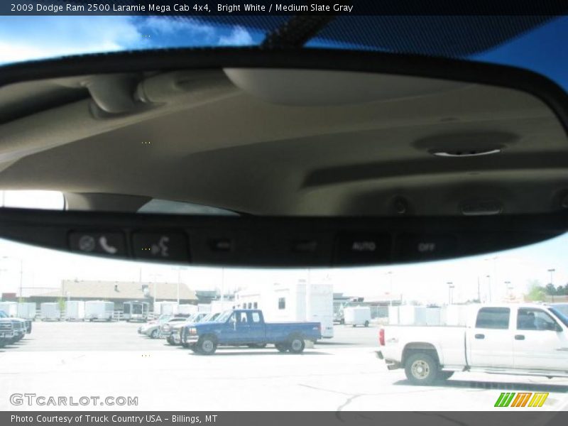 Bright White / Medium Slate Gray 2009 Dodge Ram 2500 Laramie Mega Cab 4x4