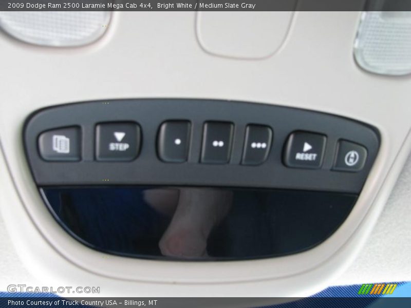 Bright White / Medium Slate Gray 2009 Dodge Ram 2500 Laramie Mega Cab 4x4