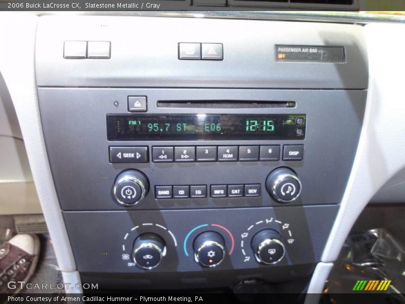 Controls of 2006 LaCrosse CX