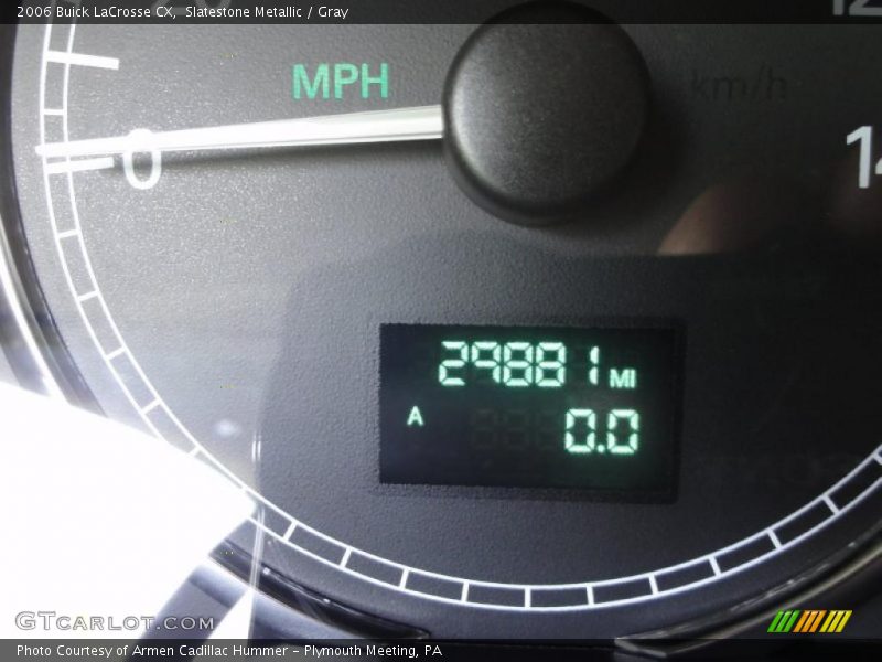 Slatestone Metallic / Gray 2006 Buick LaCrosse CX