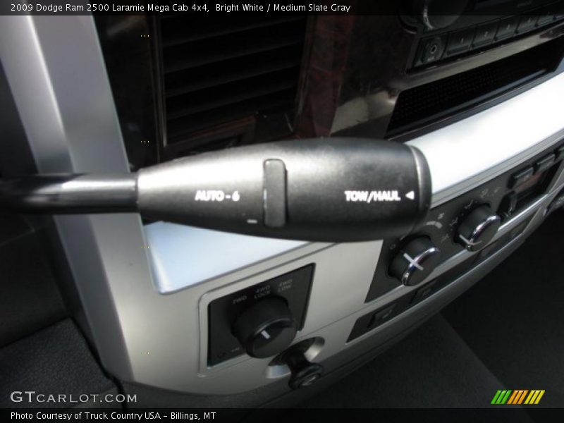 Bright White / Medium Slate Gray 2009 Dodge Ram 2500 Laramie Mega Cab 4x4